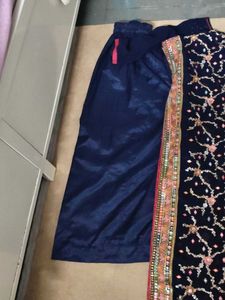 wedding wear dress with heavy dupatta work