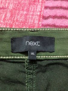 Green Women Shorts Half Pant