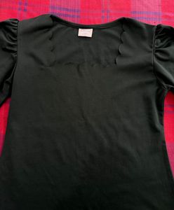 Elegant Dark Green Top