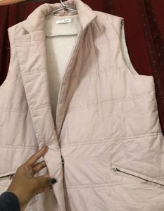J.run Pink Sleeveless Coat