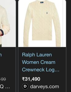 Ralph Lauren Cable Sweater