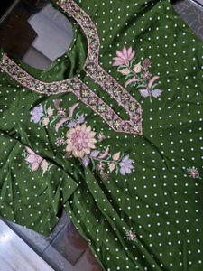 Polka Dot Kurta Set
