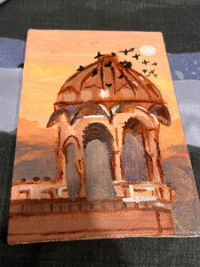 Rajasthani palace acrylic painting 🖼️