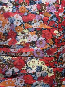 Xs Zara Floral Ruched Mini Dress