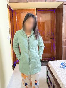 Mint Green Quilted Jacket