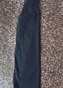 CHARCOAL WIDE LEG WOMEN JEANS