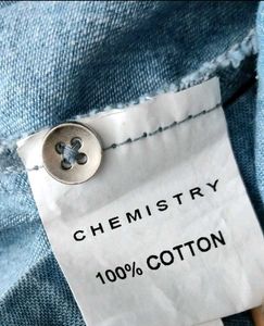CHEMISTRY  Denim Shirt Style Dress With Belt