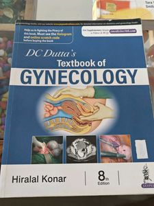 DC Dutta Gynecology Textbook