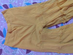Frok Style Kurta With Gharara Set