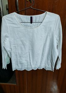 White Embroidery TOp