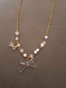 Bow Pendant Necklace