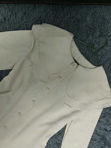 Elegant Ruffle Collar Blouse