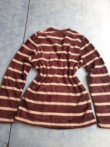Woolen Long Sleeve Top
