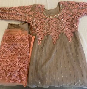 Party wear Heavy Work Salwar Suit Full Set