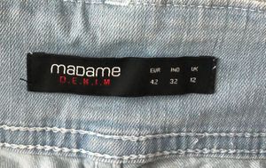 Light Wash High-Waisted Jeans