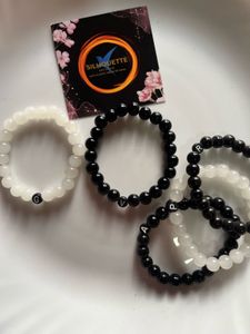 Custom Initial Beaded Bracelets