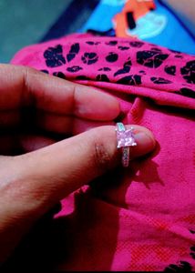 New pure silver ring