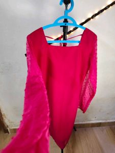 Pink Long Sleeve Top Set