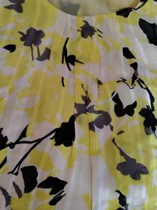 Floral Yellow Stylish Top