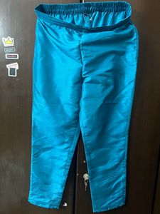 Blue Silk Pant