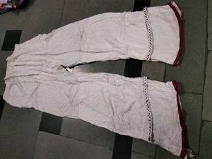 Red Embellished Kurta set