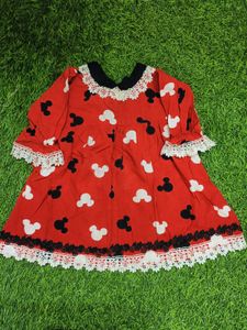 Cute Mickey Mouse Dress