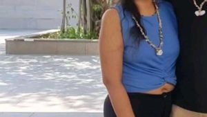 Blue Sleeveless Top