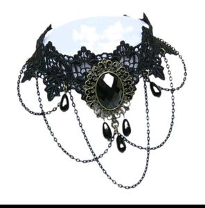 Gothic Lace Choker Necklace