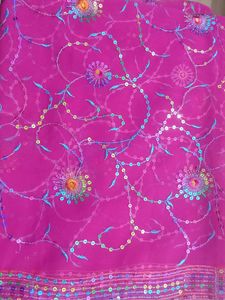 Special Sequins And Resham Handwork Dupatta