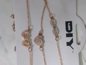 Rose Gold Heart &amp; Infinity Bracelets