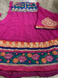😍New Anarkali Dress Material With Lining