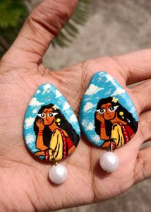 Handmade Clay Earrings 🤍