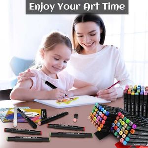 24 Pcs Dual Tip Markers Sketch Pen 🎀
