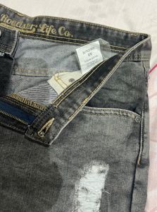 Roadster Distressed Denim Shorts
