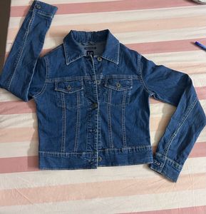blue denim jacket