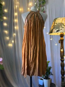 Boho Chic Halter Dress