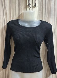 Black Long Sleeve Top