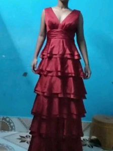 ♥️ RED Flared dress