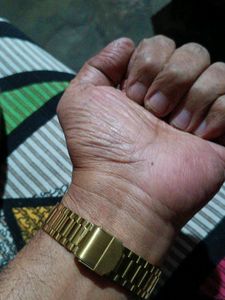hmt Kanchan Automatic 21Jewels Golden Wrist Watch