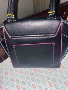 Allen Solly Classic Black Muticolored Handbag