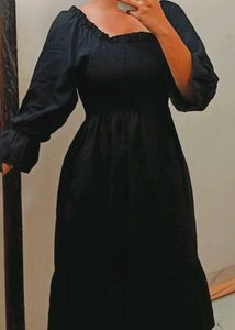 Black Off-Shoulder Dress ♠️