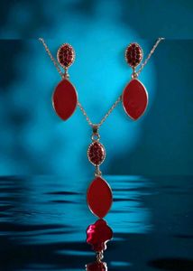 Red Jewelry Set