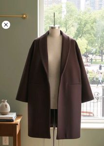 Burgundy Winter Coat 36-40 ✓ free size