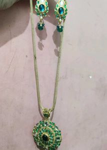 Elegant Green Jewelry Set