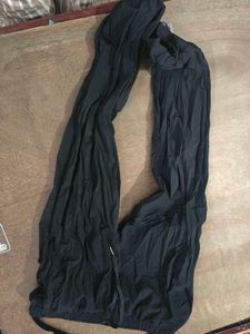 Black parachute pants