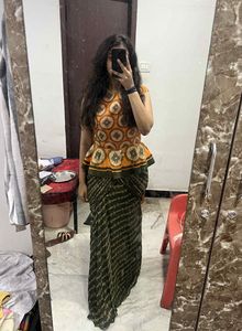 modern saree