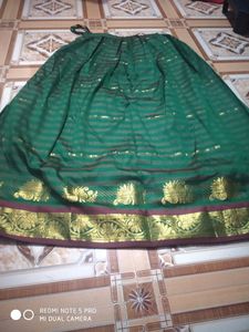Pattu Pavadai Lehenga And Blouse
