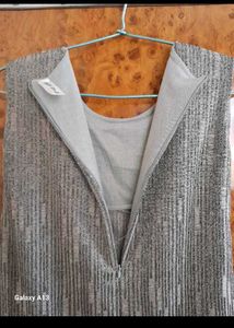 Tie-dye Sheer Top gray