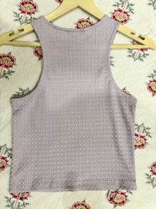 Lavender Textured Tank Top
