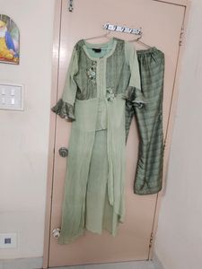Branded Up And Down Kurti Plazo Set